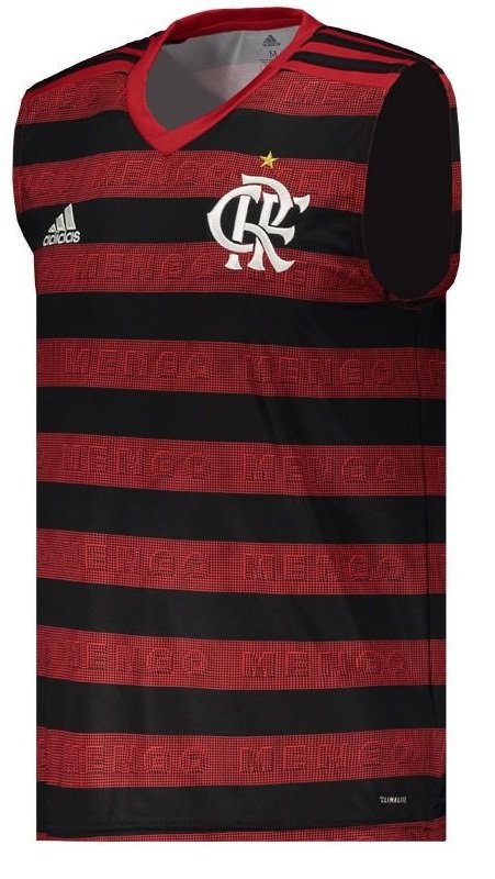 Camisa regata oficial Adidas Flamengo 2019 I